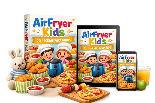 AirFryer Kids - 20 Recetas Para Niños.