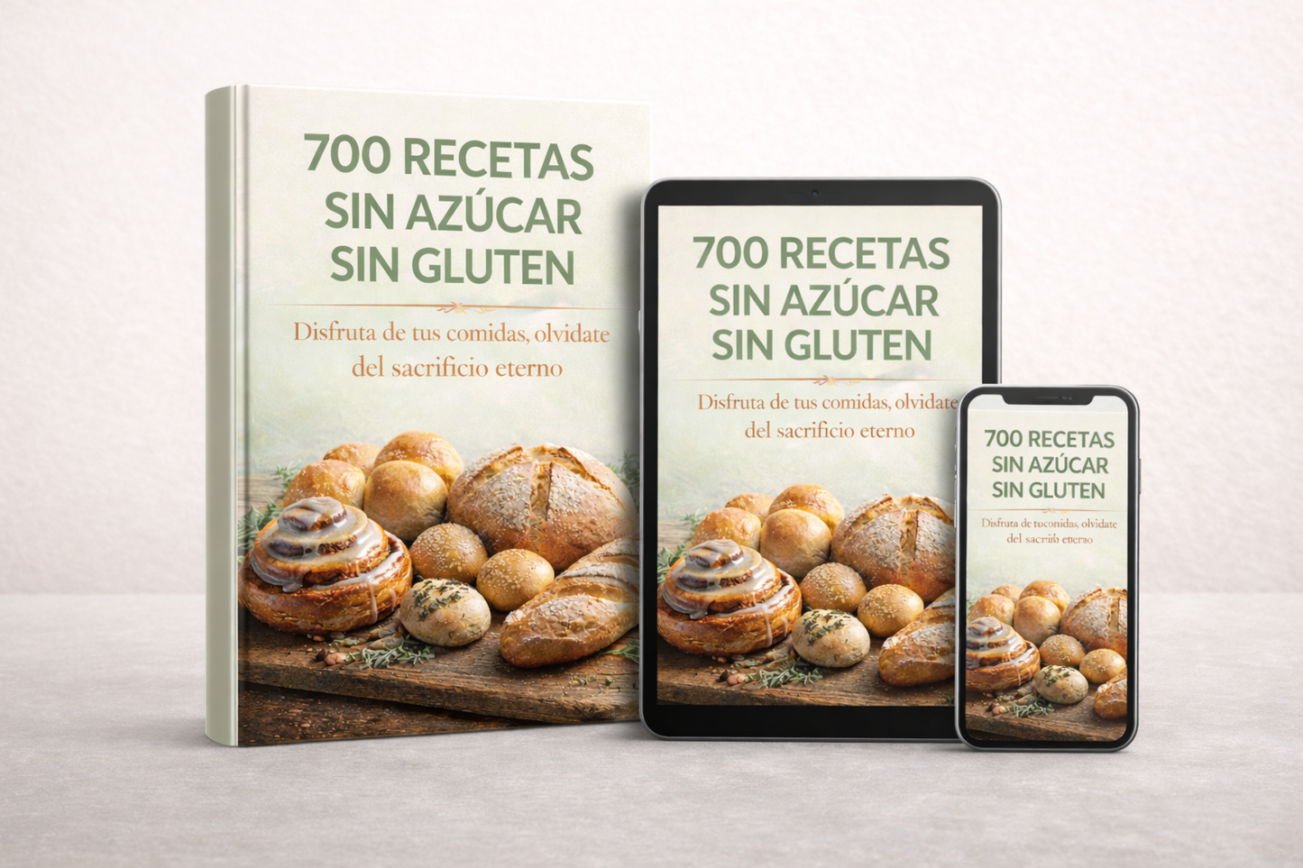 +700 Recetas Sin Azucar Sin Gluten