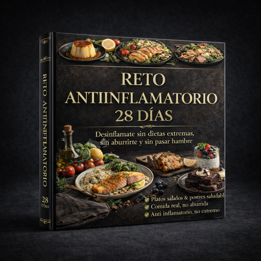 Reto 28 Días Antiinflamatorio (+ 4 LIBROS DE REGALO)
